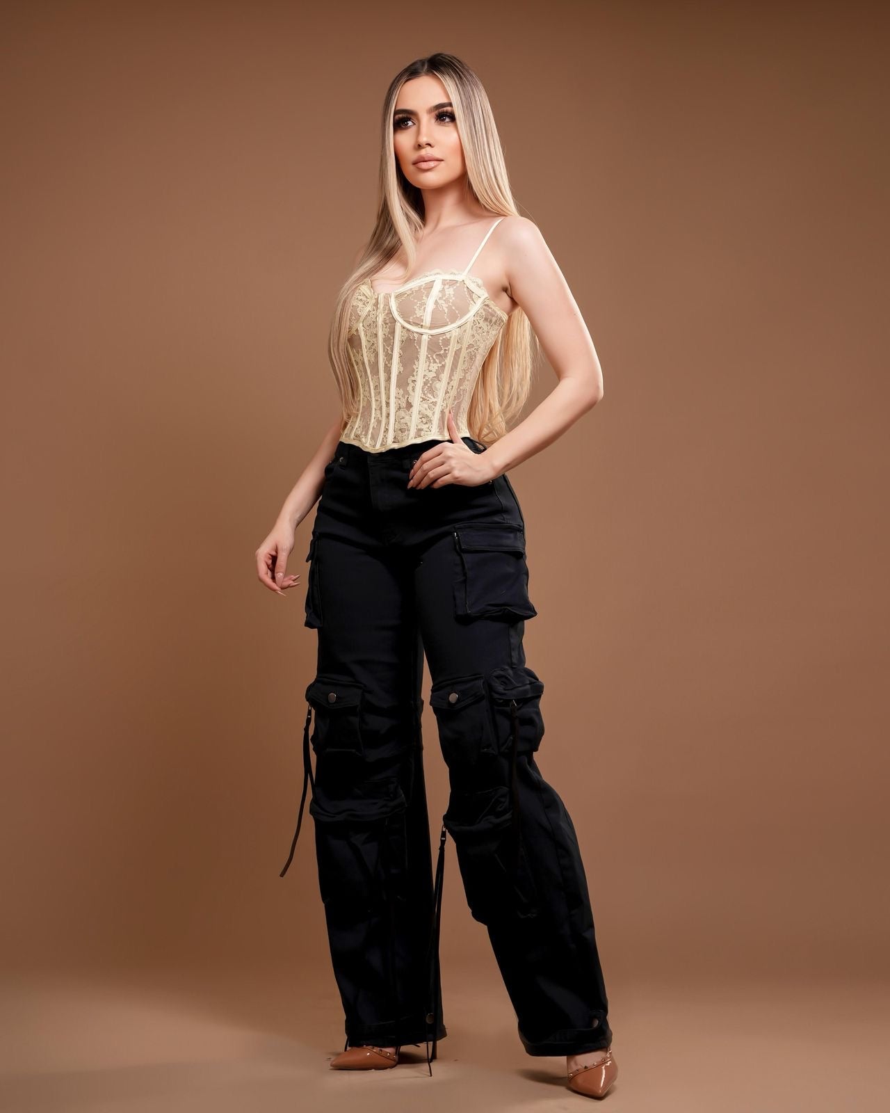 Corset encaje