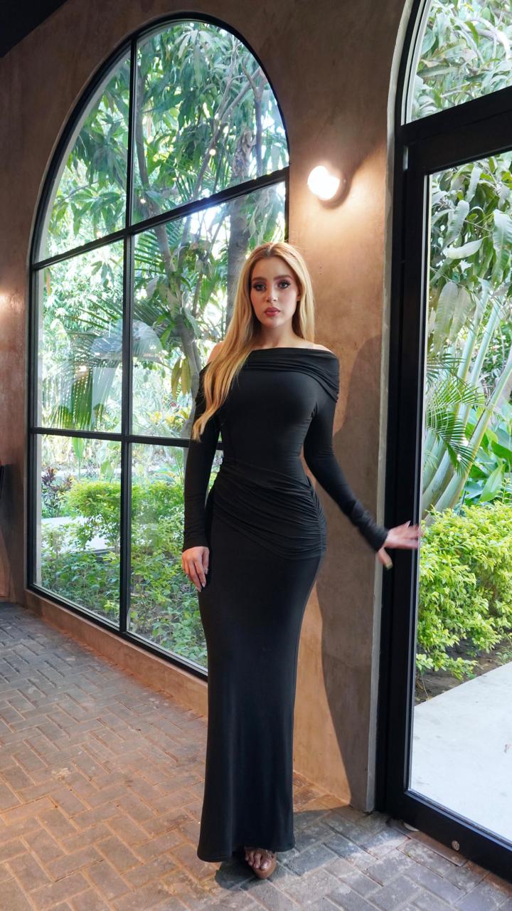 Vestido black largo