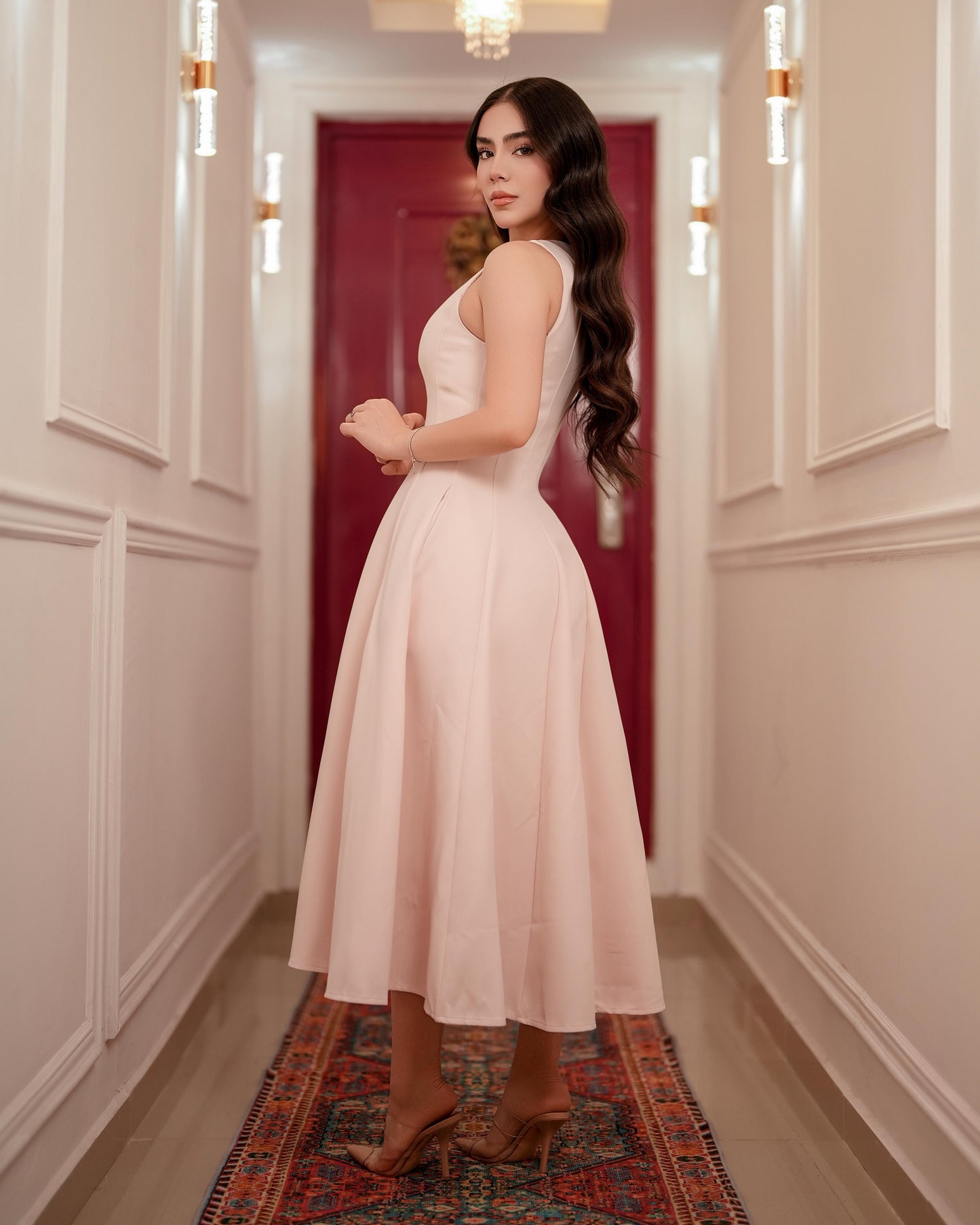 Vestido blush elegance