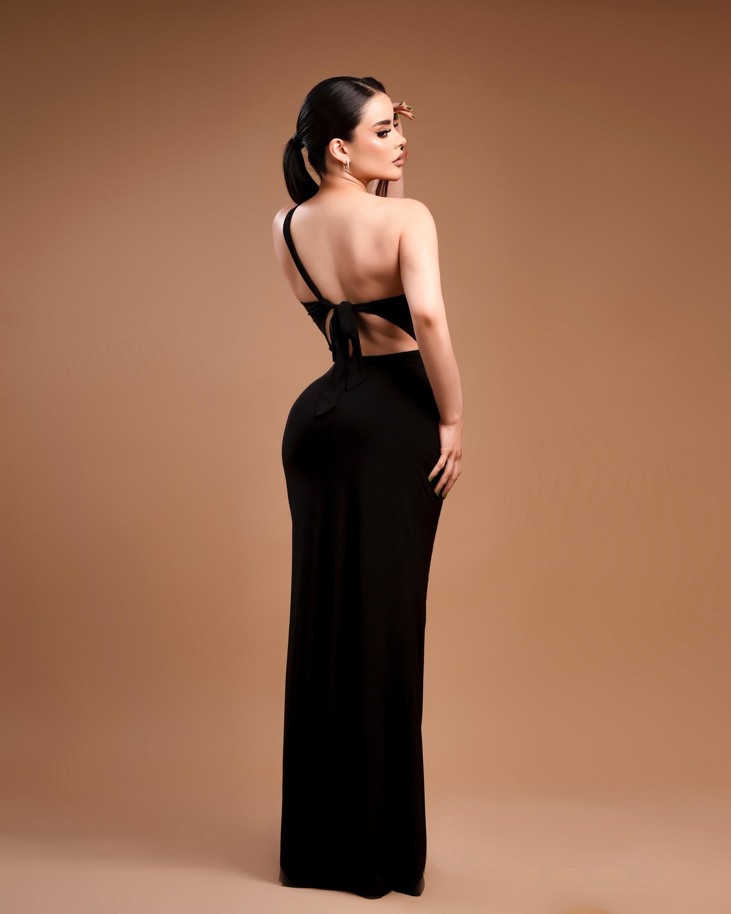 Vestido negro largo