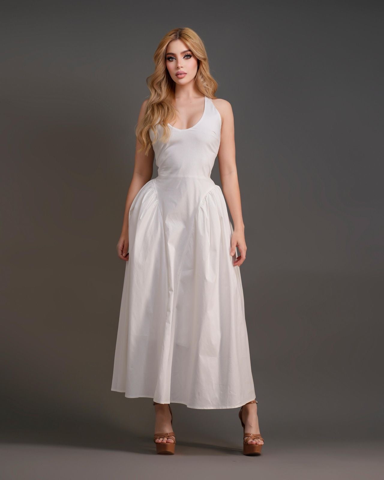 Vestido maxi pearl
