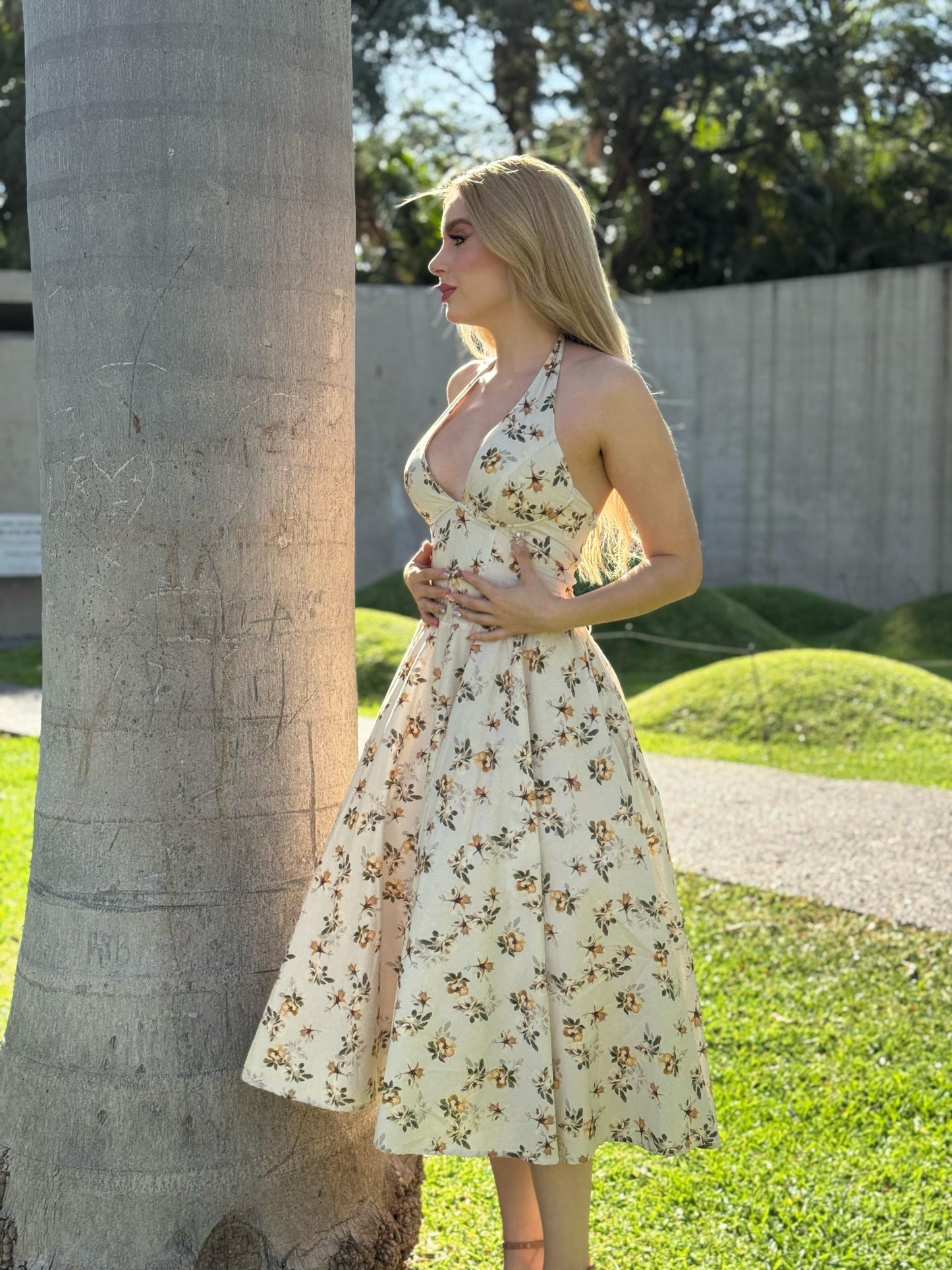 Midi dress floral