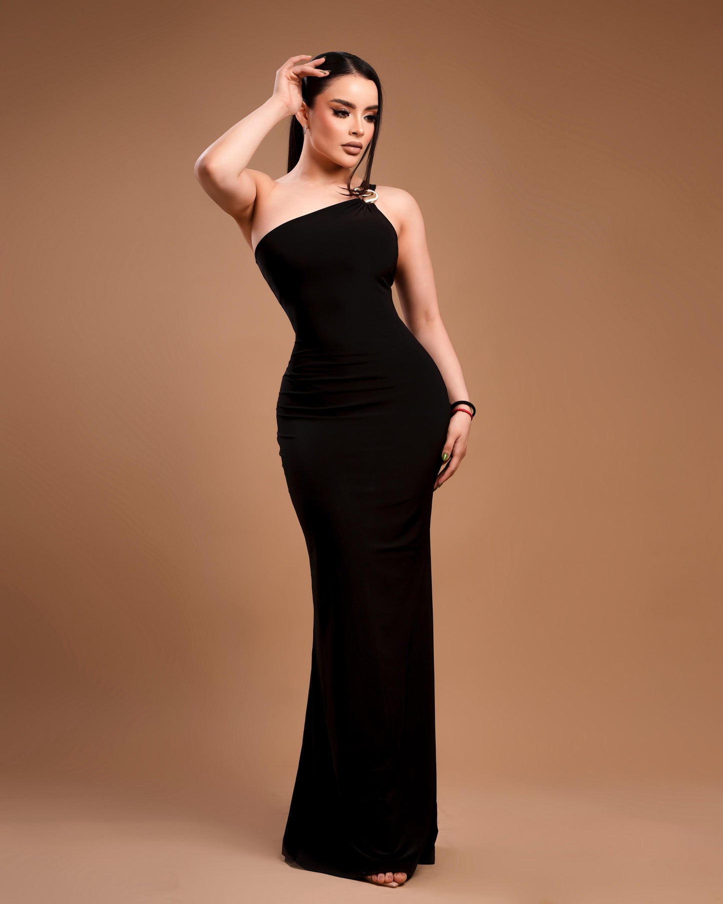 Vestido negro largo