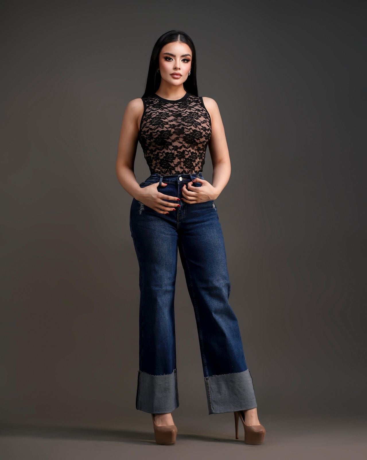Panty blusa encaje