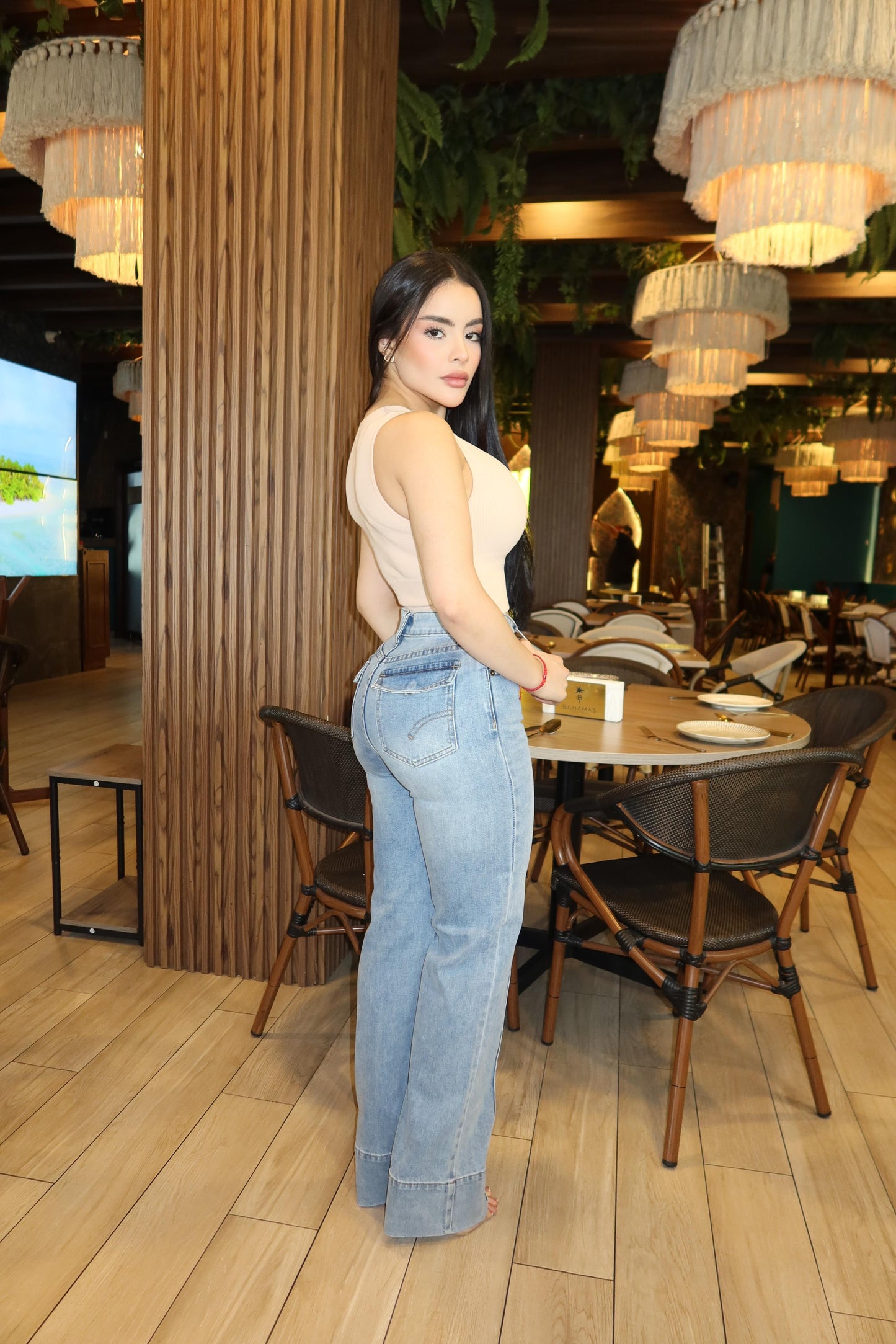 Pantalón azul claro