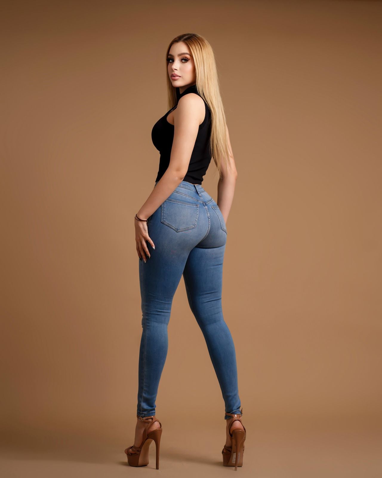 Pantalón azul médium