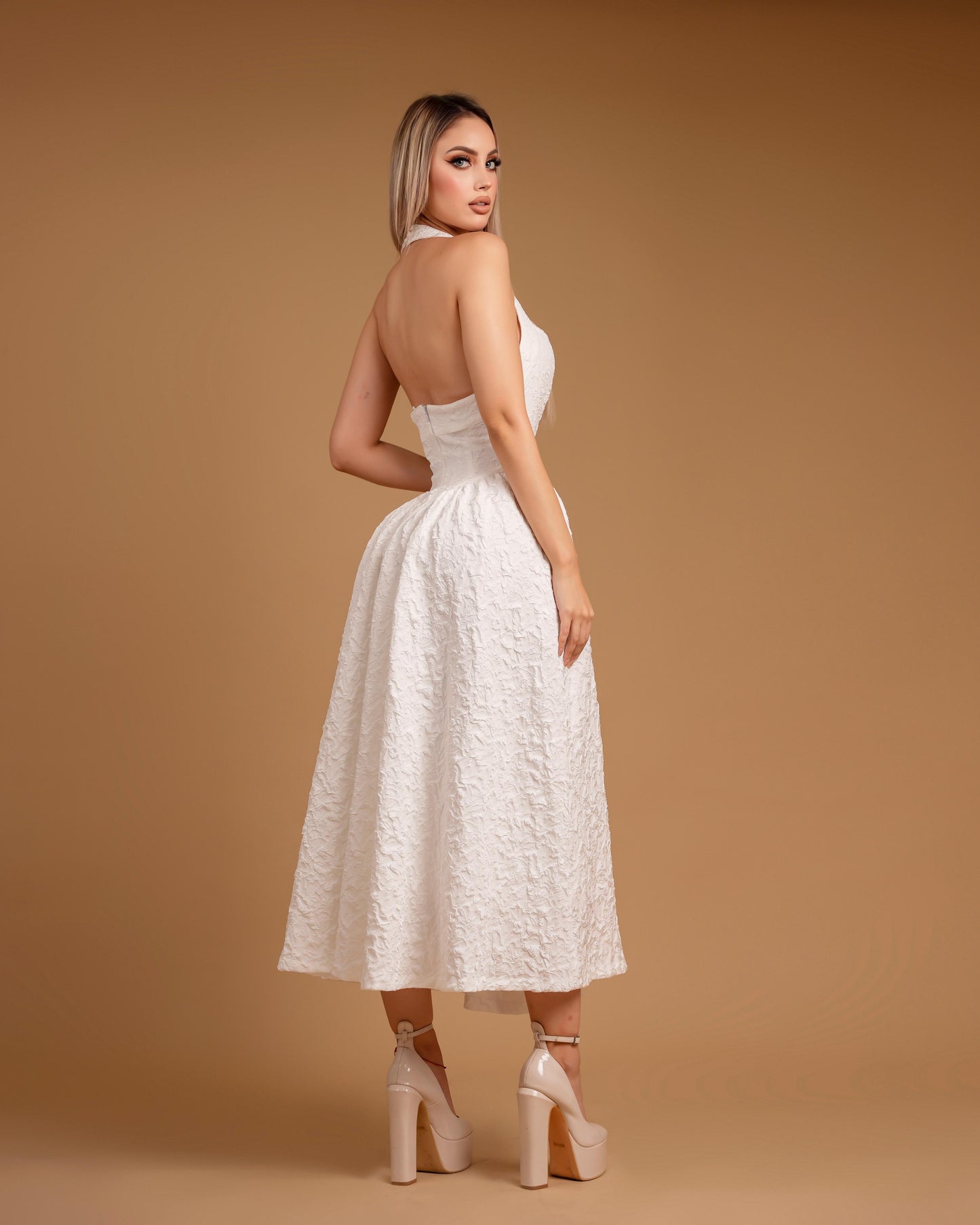 Vestido blanco largo