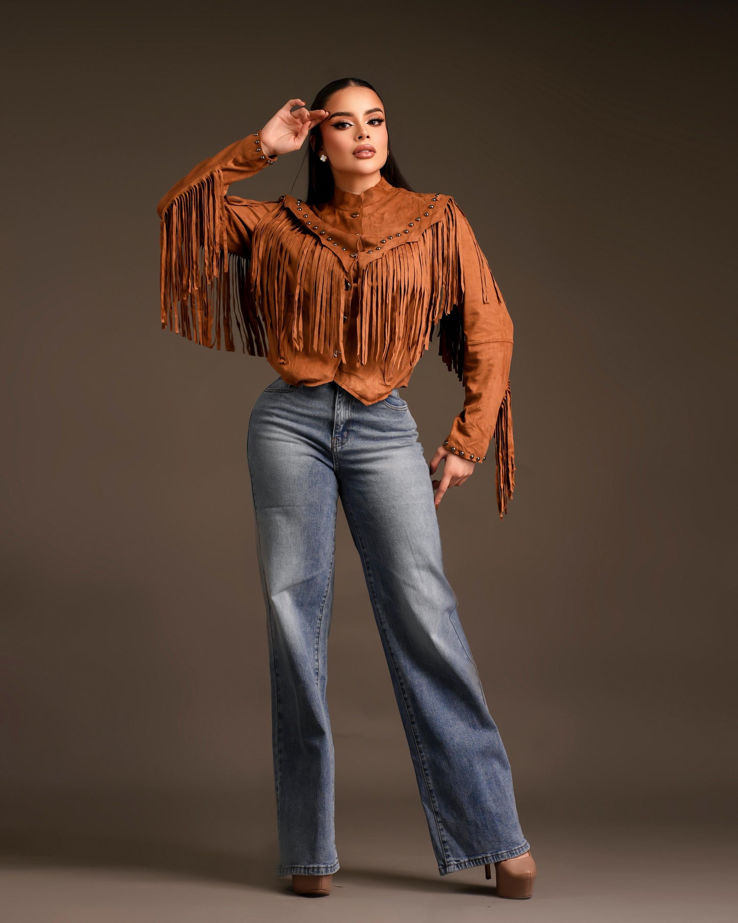 Blusa brown beards