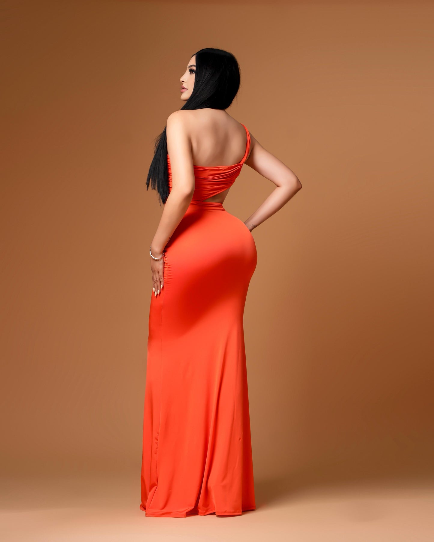 RED MAXI DRESS