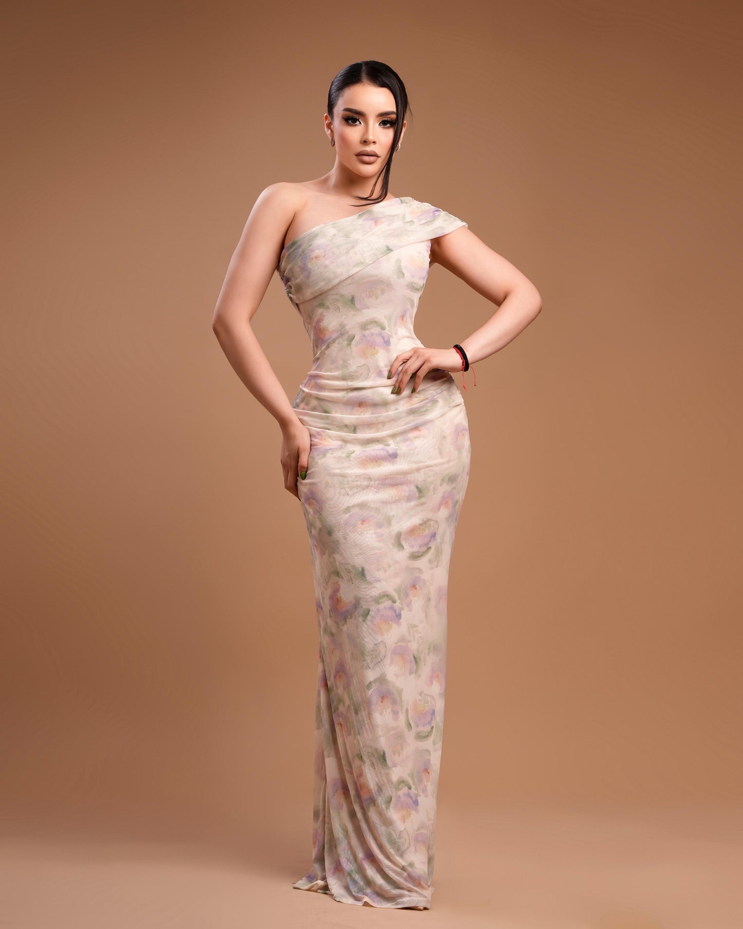 Vestido largo flores