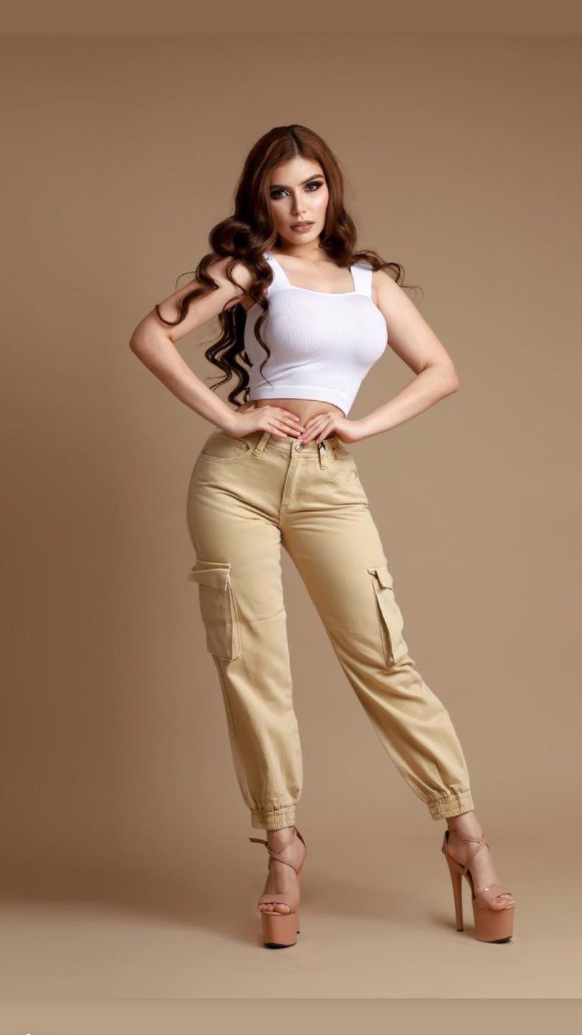 Pantalon cargo khaki