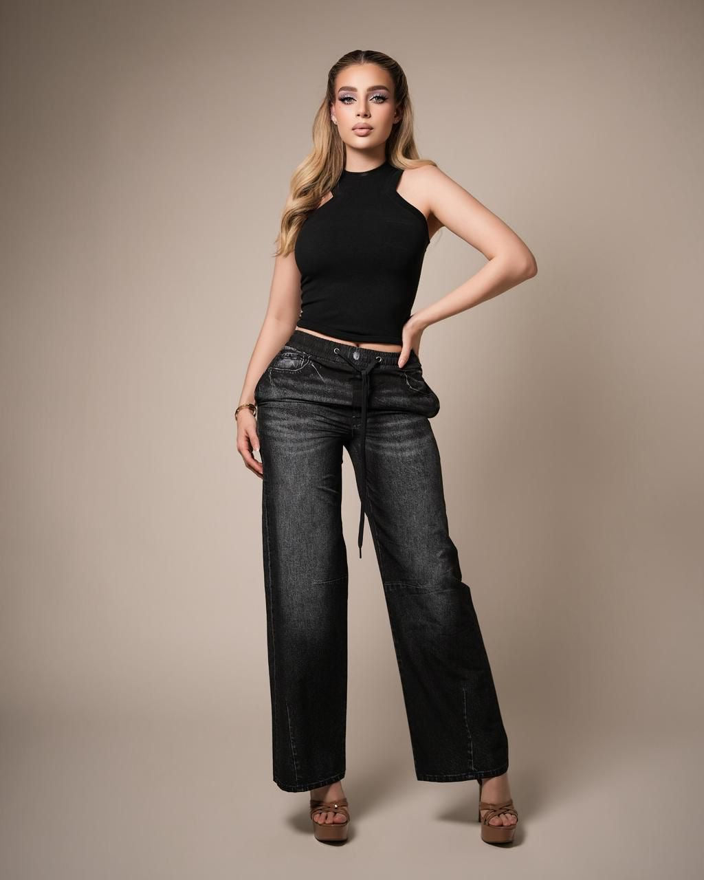 Pantalon urban black
