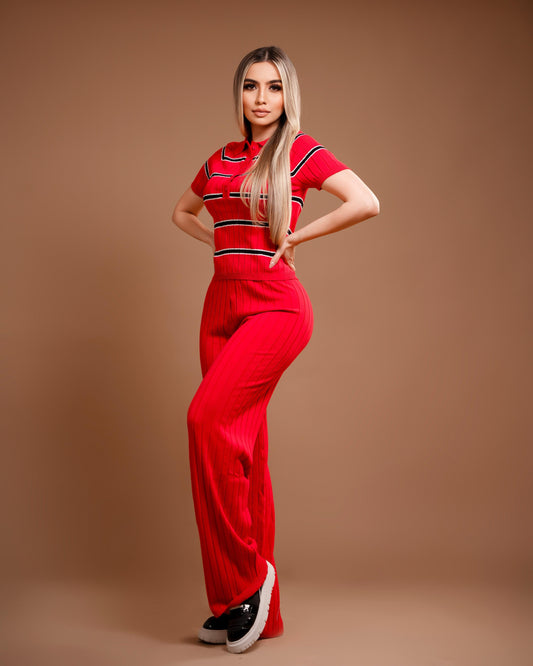 Set pants rojo