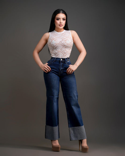 Panty blusa encaje