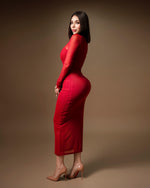Vestido all red