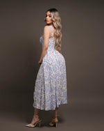 Vestido midi blue