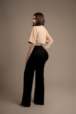 Pantalón over black