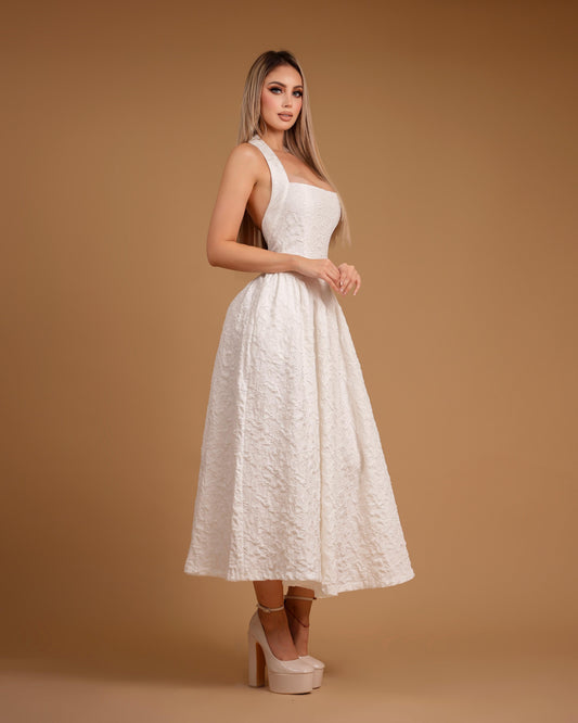 Vestido blanco largo