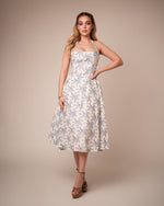 Vestido halter flower
