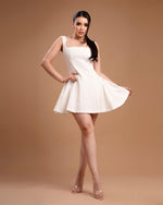 Vestido blanco corto
