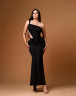 Vestido negro largo