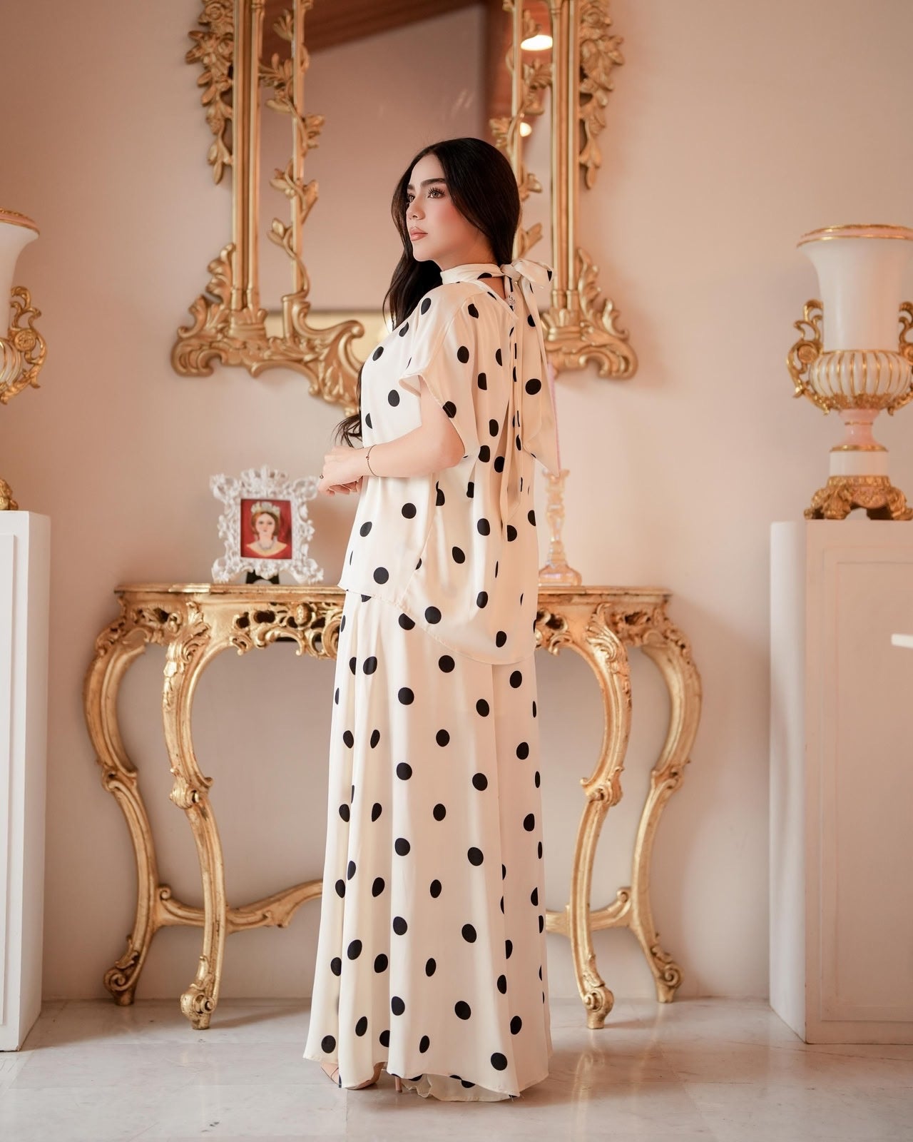 Vestido Bianca polka