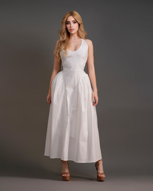 Vestido maxi pearl