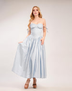 Vestido midi blue