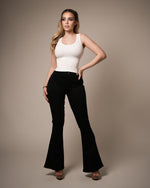 Pantalon black flare