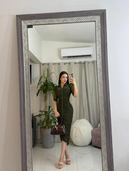 Vestido Olive Green