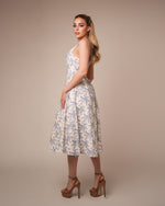 Vestido halter flower