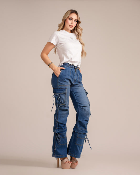 Pantalón bolsa cargo