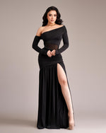 Vestido strapless black