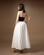 Vestido white denim