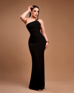 Vestido negro largo