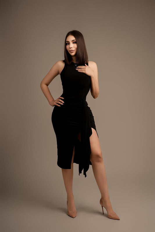 Vestido Black velvet