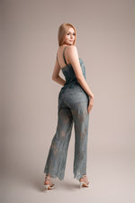 Set sage lace