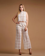 Set encaje blanco