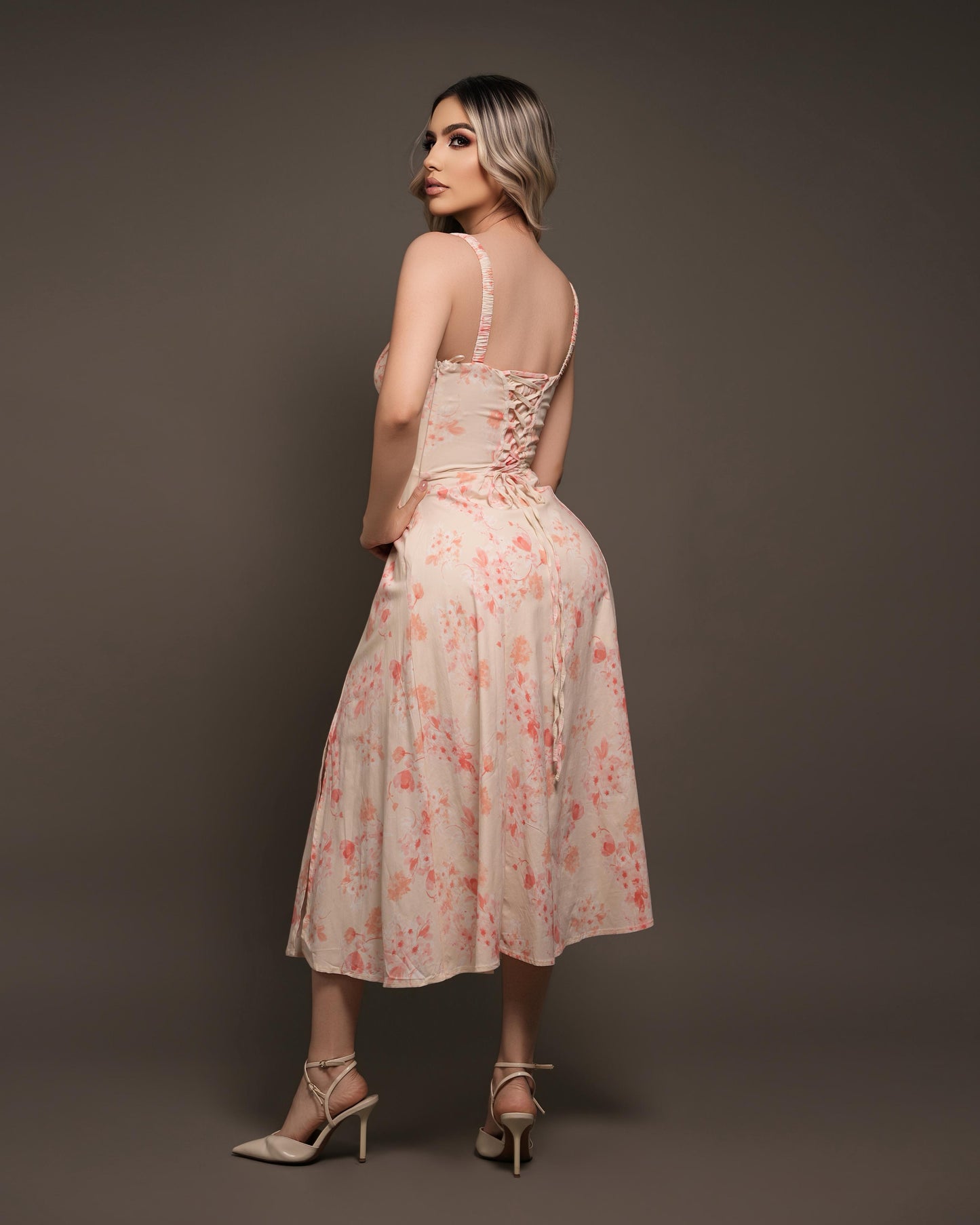 Vestido midi tulip