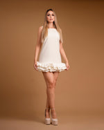 Vestido bare back white