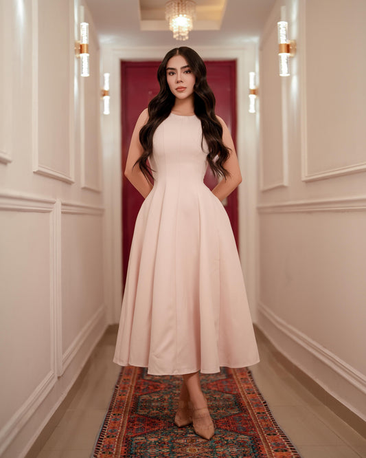 Vestido blush elegance