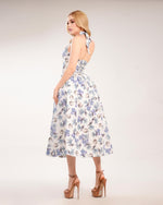 Vestido garden blue