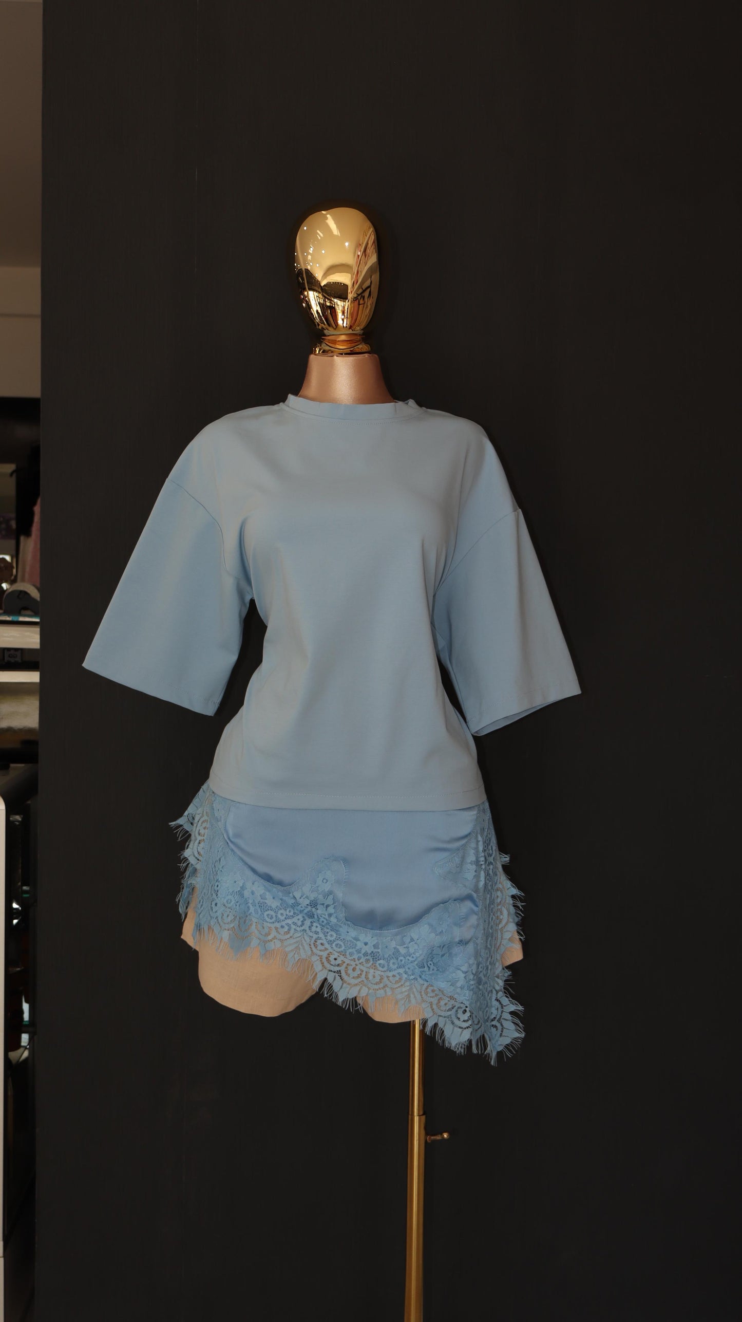 Blusa lace blue