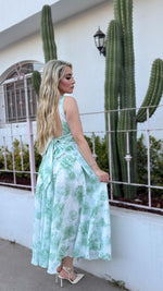 Vestido blanco con flores