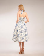 Vestido garden blue