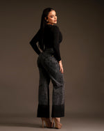 Pantalón wide black