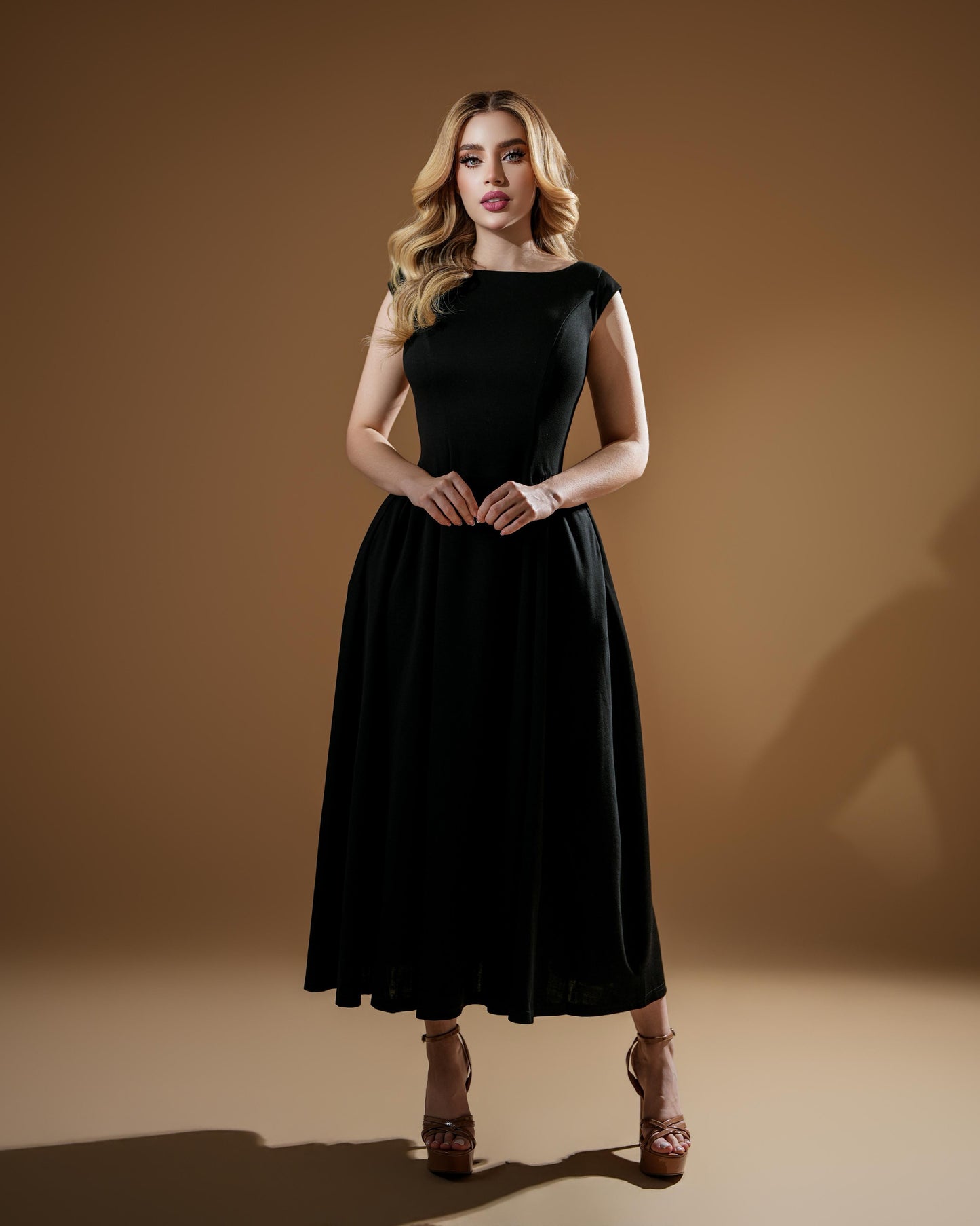 Vestido midi black
