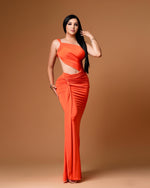 RED MAXI DRESS