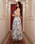 Vestido blue porcelain