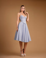 Midi princess dress azul
